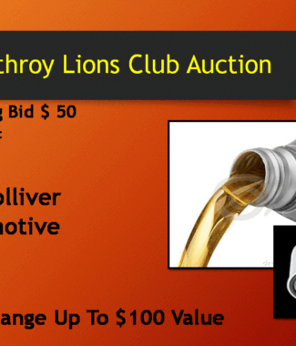 Oil Change up to $100 value