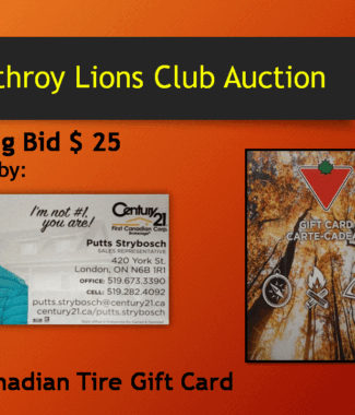 $50 Canadian Tire Gift Card