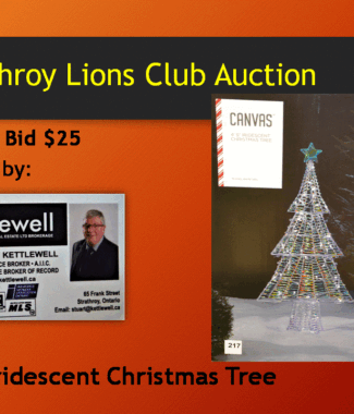 4'5" Irridescent Christmas Tree