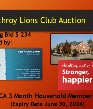 YMCA 3 Month Household Membership Exp. June 30/24