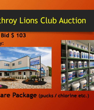 Pool Care Package (Pucks, Chlorine, etc.)