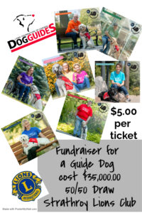 Help us raise $35,000 to sponsor a Guide Dog.